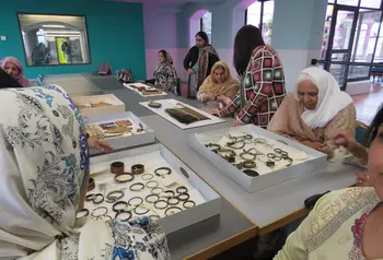 Practical workshop at Manchester Museum