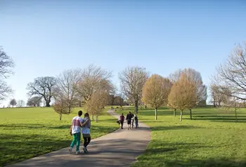 View of Brockwell Park, London