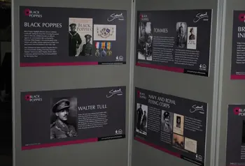 Project display boards in Southwark