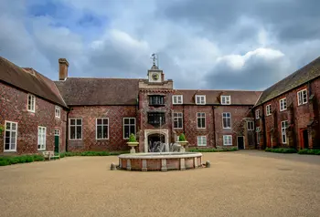 Tudor courtyard at Fulham Palace