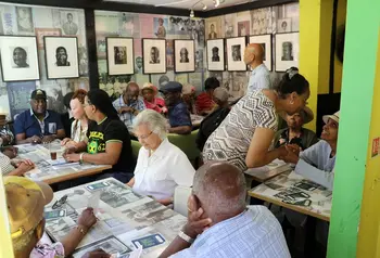 people in cafe
