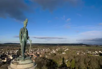 Birds eye view of the Marquess of Anglesey's Tower