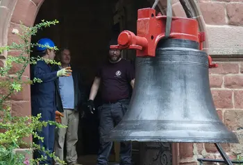 Large bell on harness