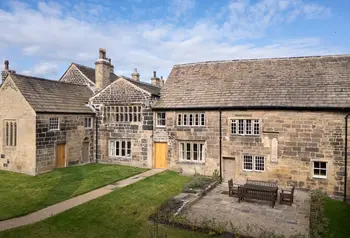 The exterior of Calverley Old Hall following the restoration.