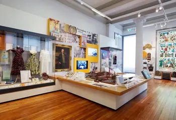 A view of the Discovering Preston gallery at the refurbished Harris, displaying items from the museum's collection.