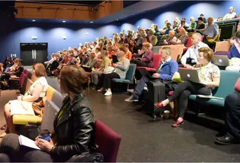 People at a conference