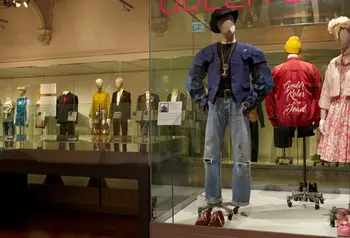 Outfits on display