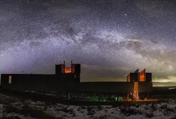 Milky Way panorama above Kielder Observatory