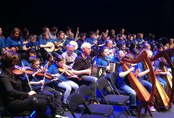 Musicians from the Armagh Pipers