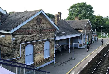 Bat & Ball Station platform side, as it looks today