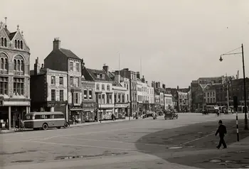 Boston Market Place, Lincolnshire, 1950s