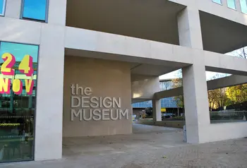 Exterior shot of Design Museum in west London 