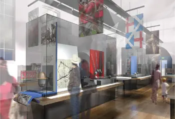 Artist's impression of the Civil War Gallery in the Old Magnus Building