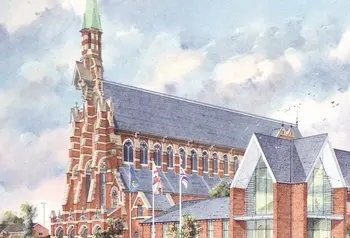 Artist's impression of the Welcome Wing of Gorton Monastery