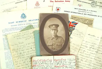 Letters and pictures relating to Private Teddy Cutt