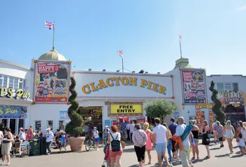 View of the front of Clacton Pier