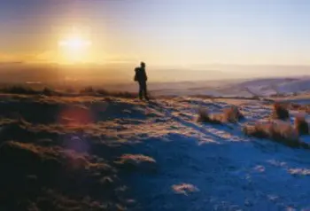 Pendle Hill at sunset