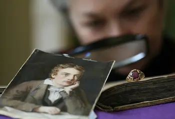 Picture of John Keats and Fanny Brawnes ring