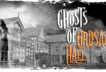 Photograph of 'Ghosts of Ordsall Hall' promotional leaflet