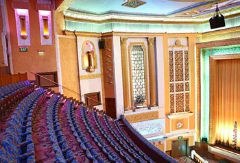 The auditorium, restored to its original state in 1932 with exact replica seating