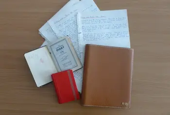 A diary and diary pages