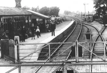 Historical photograph of Scruton Station in the 1900s