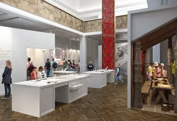 Artist's impression of the permanent home for the Staffordshire Hoard