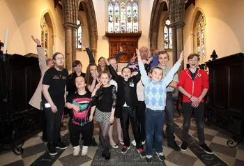 The Heritage Hunters inside Auckland Castle