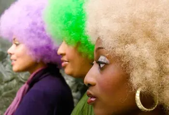 Women proudly wearing their diverse wigs