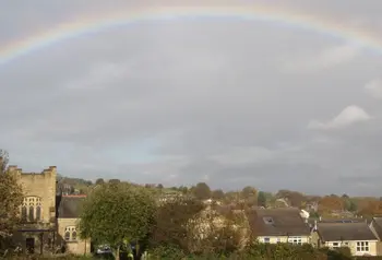 Rainbow over Churchfield, Denby Dale