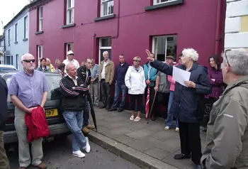 Zena McAllister leads a First World War walking history trail in Killyleagh