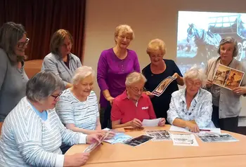 Women involved in the Pershore Plum project