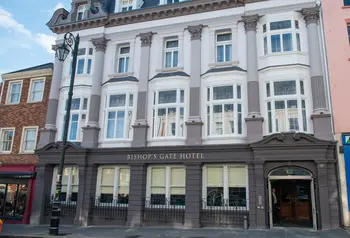 The exterior of the Bishop's Gate Hotel