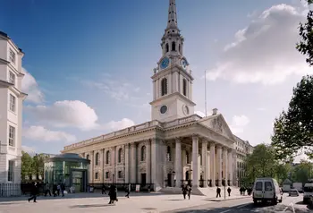 Outside view of  St Martin-in-the-Fields, London