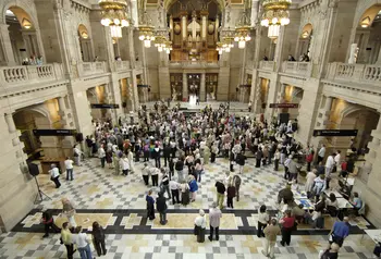 Visitors at Kelvingrove Art Galleryand Museum