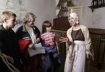 Visitors at Museum in Docklands