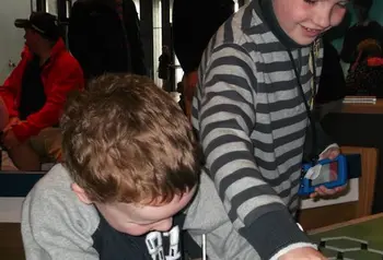 Children taking part in a workshop