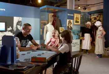 Visitors explore the People's History Museum