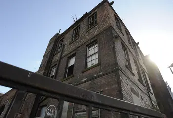 A derelict building