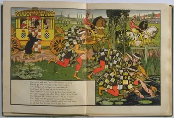 An illustration by Walter Crane for the story of Puss in Boots