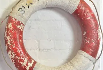 A lifebuoy from the Weymouth Sailing Club