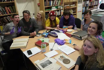 The Eden Court Collective researching stories at the archives