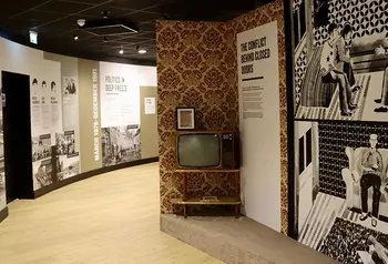 the exhibition space at The Peacemakers Museum