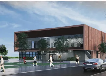 Artist's impression of a new history centre for the Cheshire's Archives: A Story Shared project