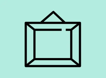An icon of a picture frame