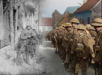 Scene from The Great War, a film by Peter Jackson 