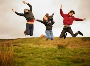 Young people from the Bradford City of Film project, filming on location