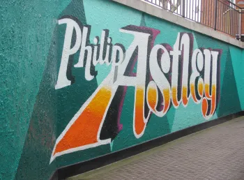 Philip Astley subway art