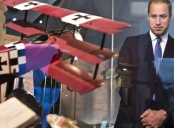 The Duke of Cambridge visiting the new First World War Galleries