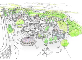 Artist's impression of the Dreamland Parkscape